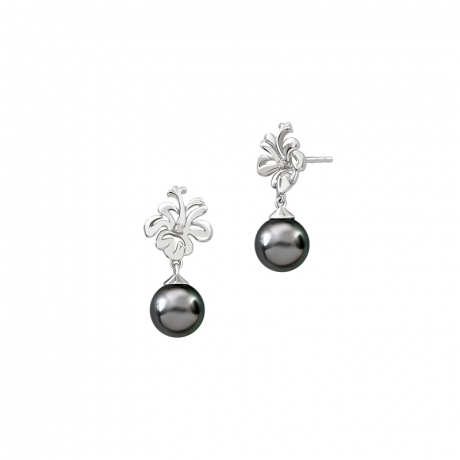 Boucles d'oreilles pendantes Flore