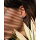 Boucles d'oreilles pendantes Flore