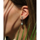 Boucles d'oreilles pendantes earjacket Archipel